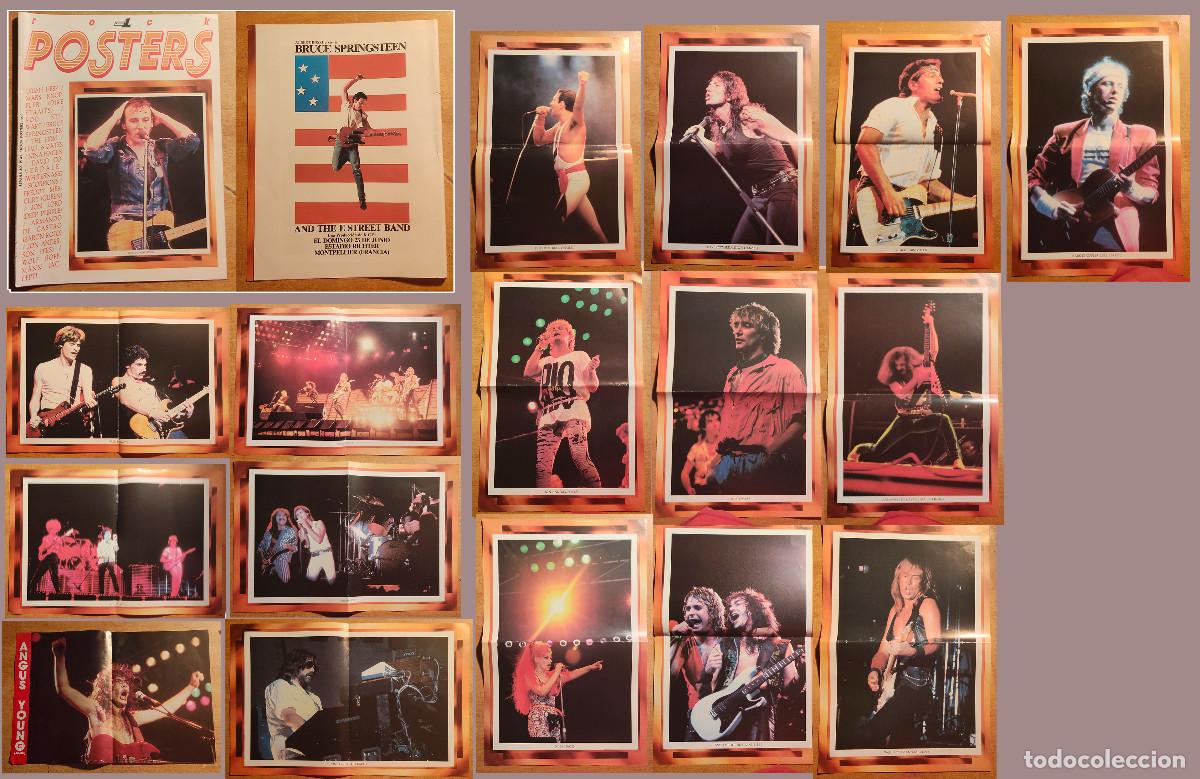 Coleccionismo de carteles: ROCK POSTERS SPANISH MAGAZINE NO 1 1986 - URIAH HEEP SPRINGSTEEN YES VAN HALEN