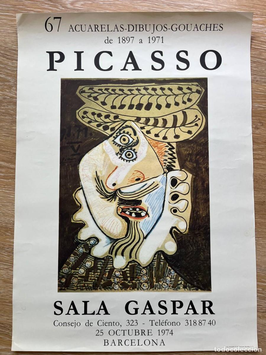 Coleccionismo de carteles: Cartel original Picasso &ndash; Sala Gaspar Barcelona 1974