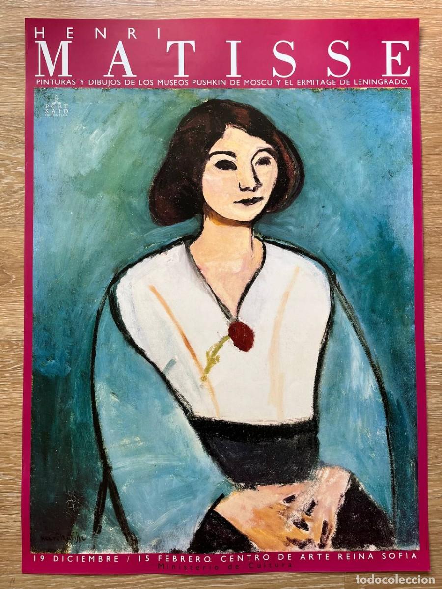 Coleccionismo de carteles: Cartel Henri Matisse &ndash; Museo Reina Sof&iacute;a Madrid 1989 &ndash; Arte original