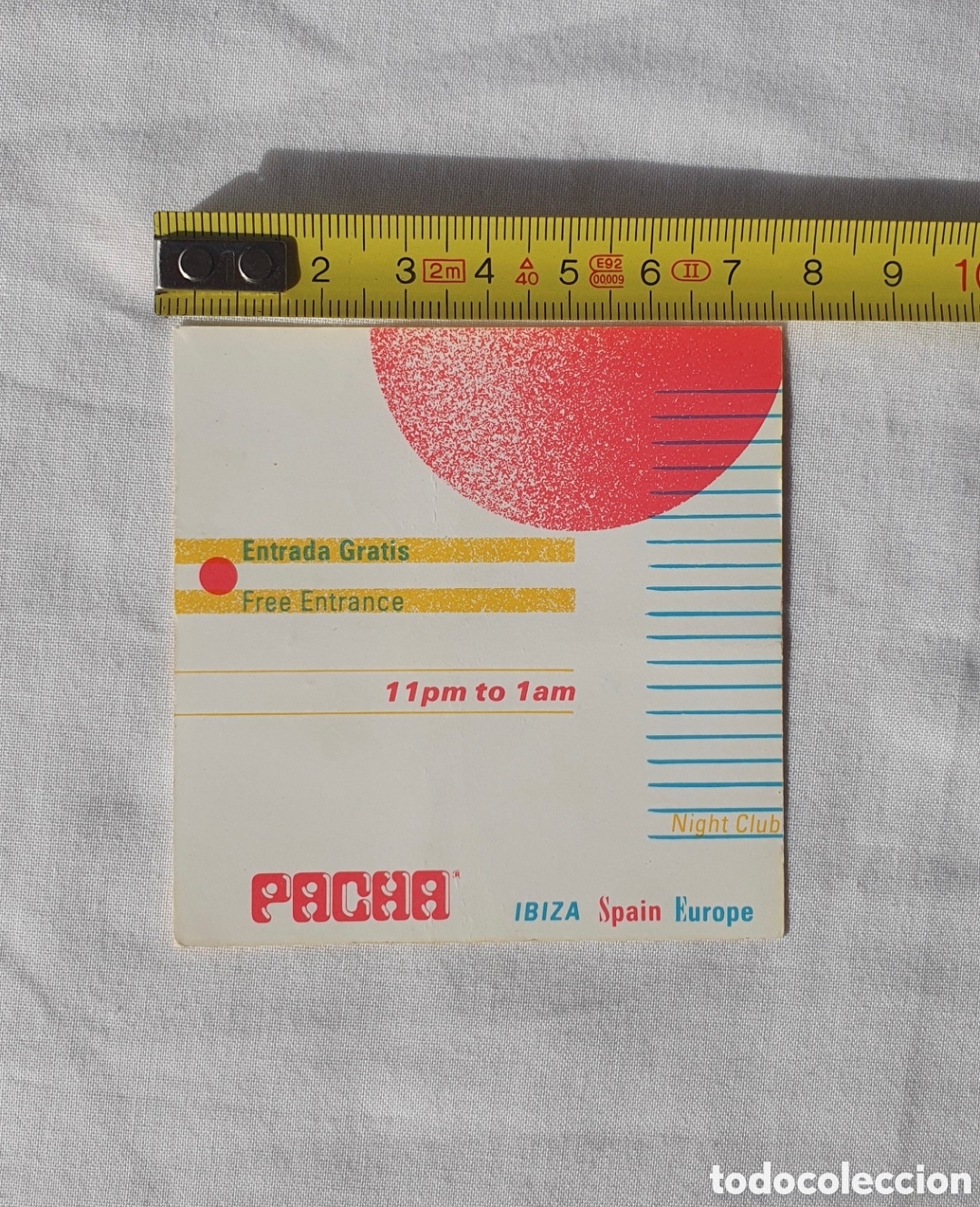 Coleccionismo de carteles: Flyer Vintage Pacha Ibiza - Original A&ntilde;os 80/90
