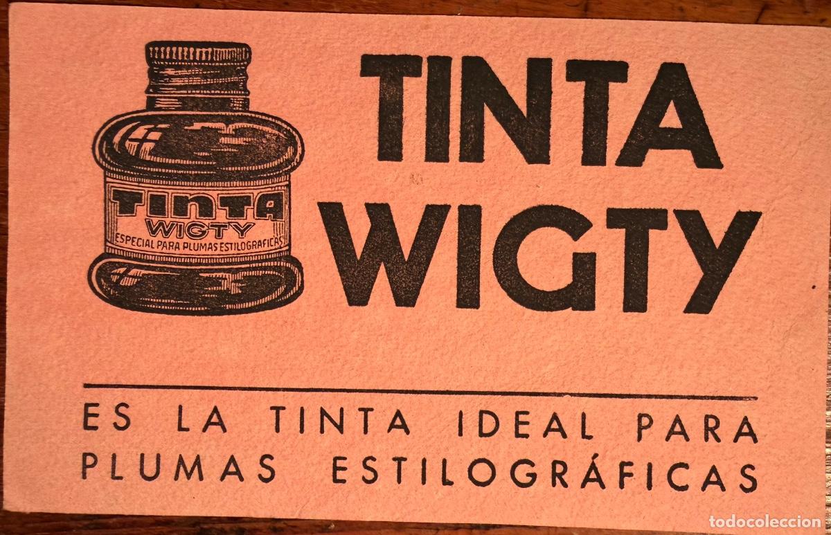 Coleccionismo de carteles: PUBLICIDAD PAPEL TINTA WIGTY