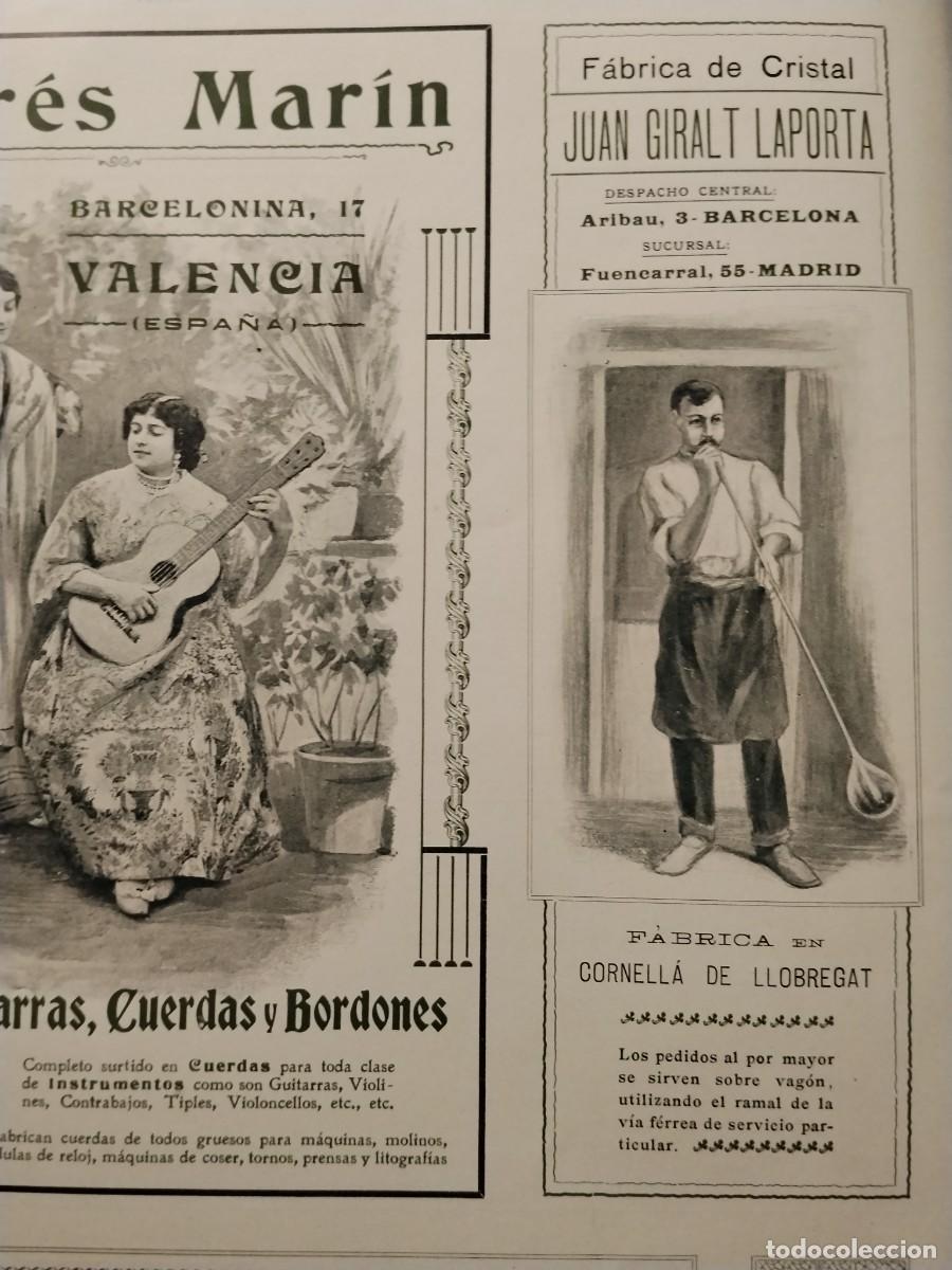 Coleccionismo de carteles: FABRICA DE CRISTAL JUAN GIRALT LAPORTA CORNELLA LLOBREGAT BARCELONA MADRID HOJA A&Ntilde;O 1906