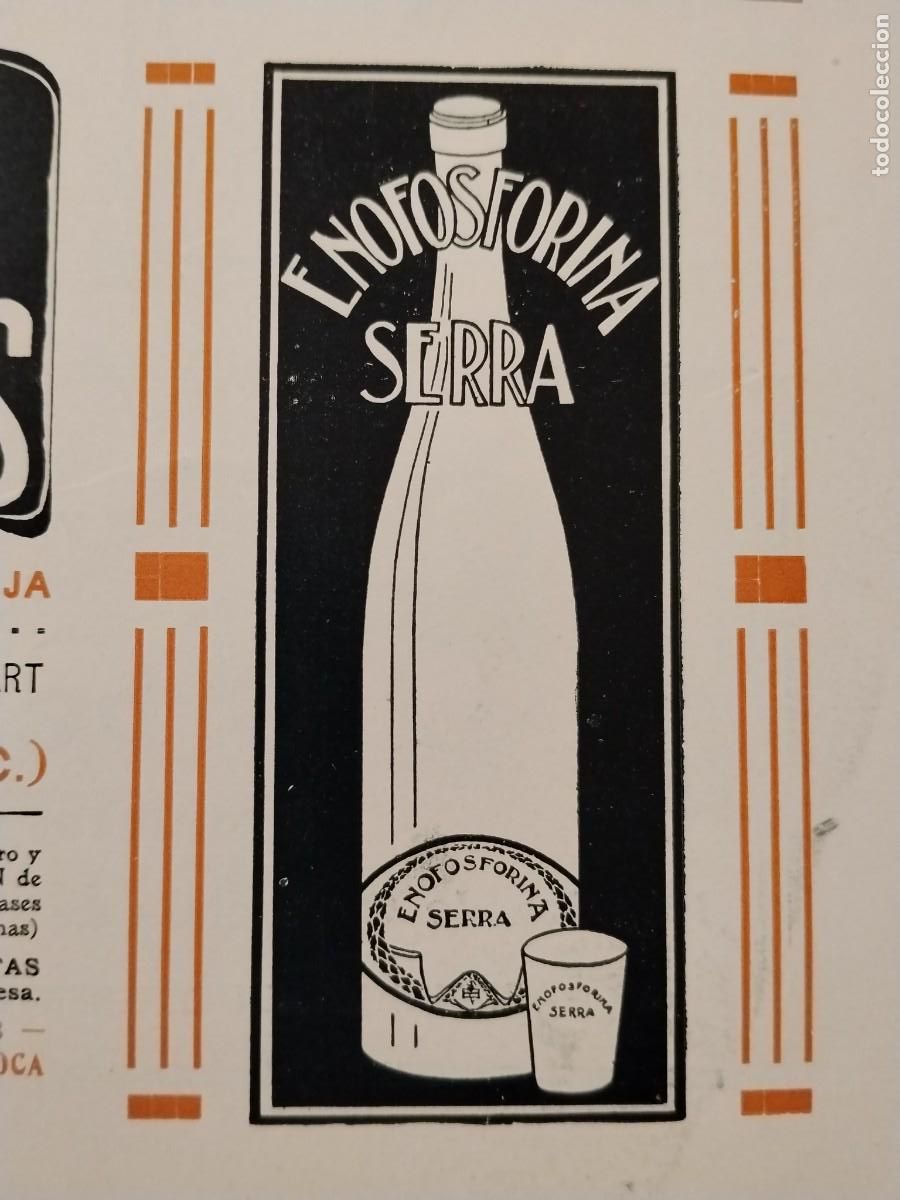 Coleccionismo de carteles: ENOFOSFORINA SERRA HOJA REVISTA A&Ntilde;O 1906