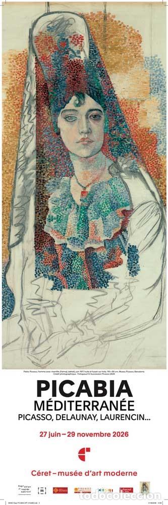 Coleccionismo de carteles: Cartel Picabia M&eacute;diterran&eacute;e 2026 &ndash; Mus&eacute;e d&rsquo;art moderne de C&eacute;ret