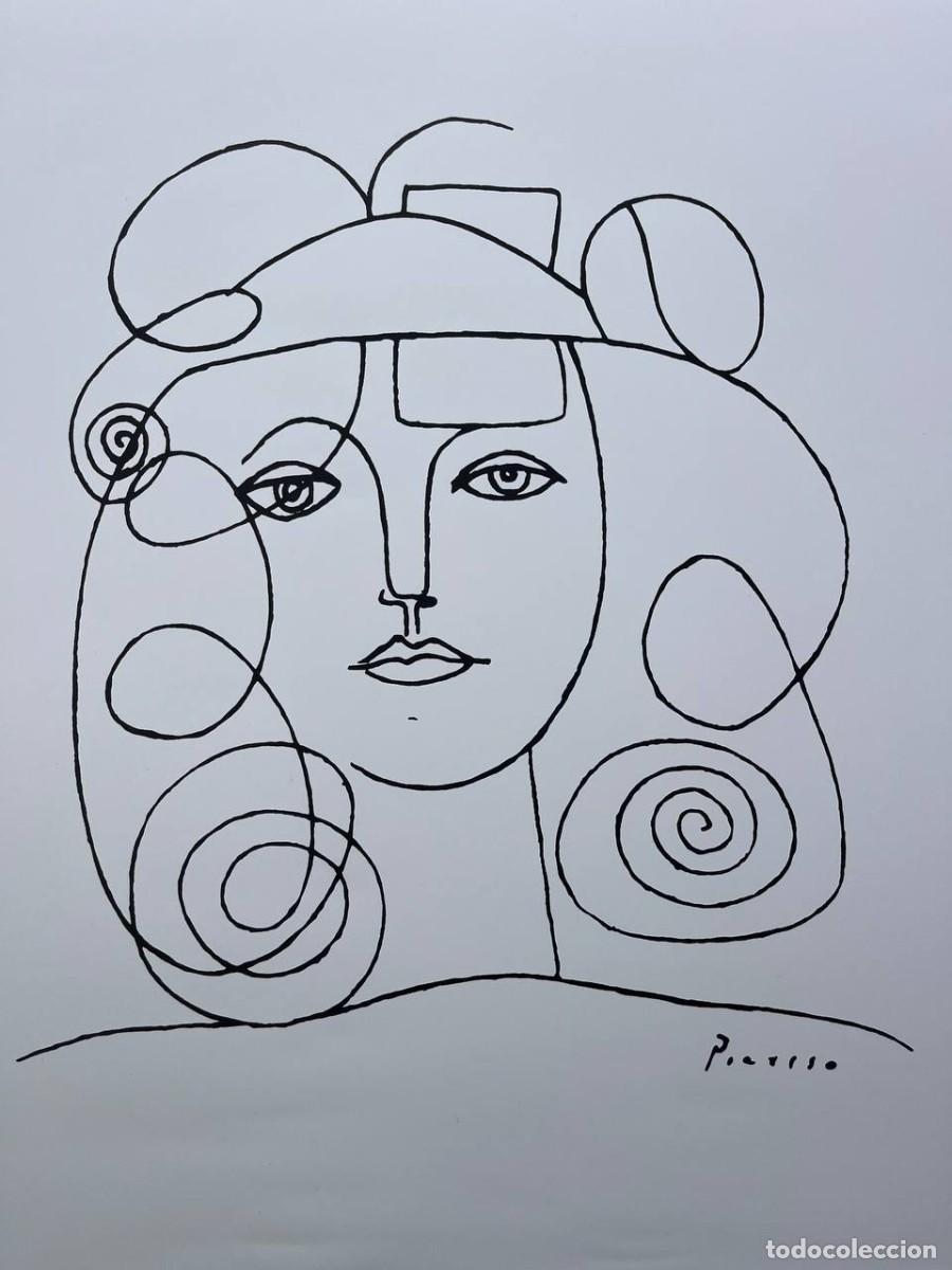 Coleccionismo de carteles: P&oacute;ster Picasso &rdquo;T&ecirc;te de Femme&rdquo; 1962 - Museo Picasso Barcelona - 50x70 cm