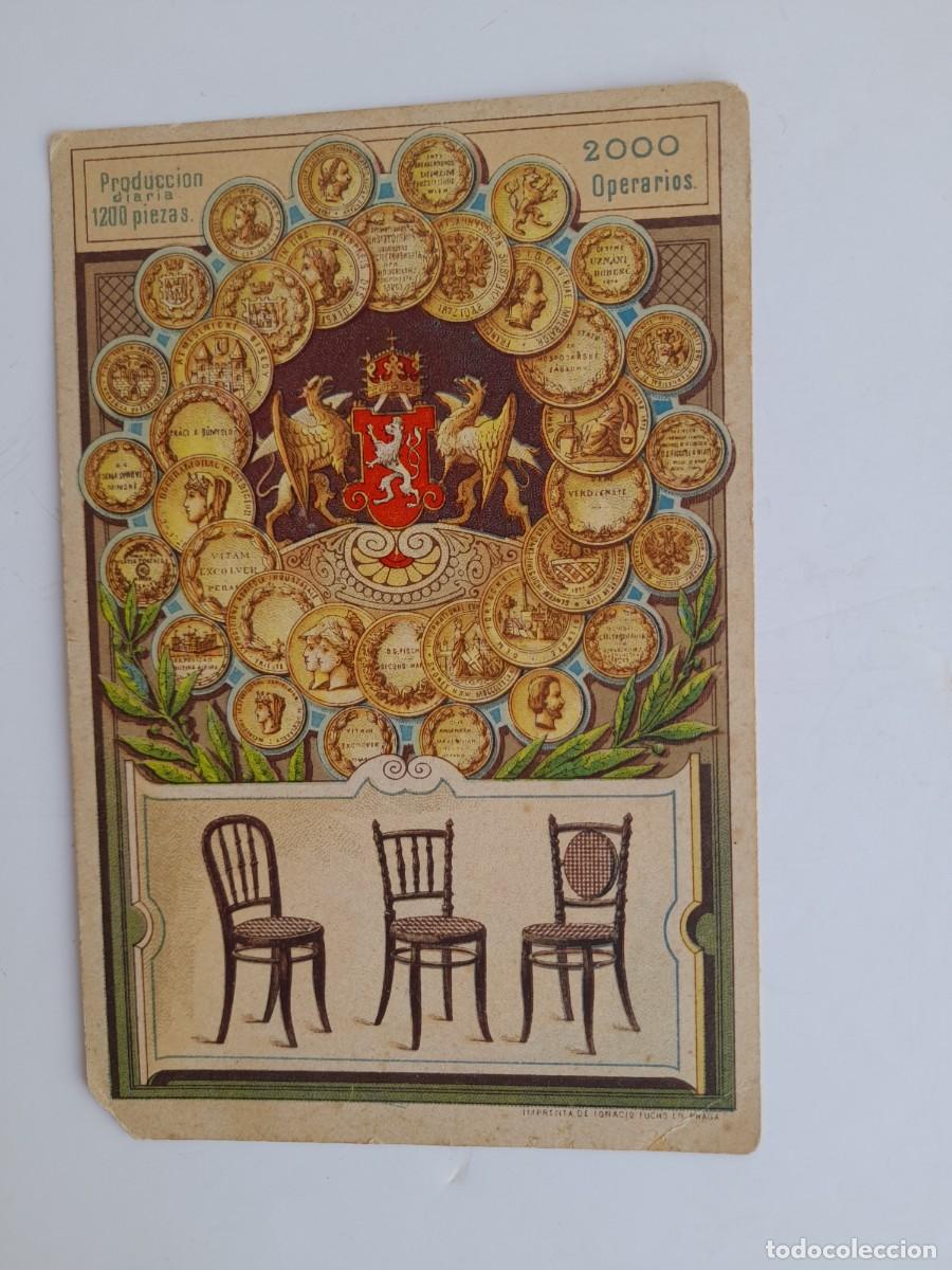 Sammeln von Plakaten: PUBLICIDAD MUEBLES MADERA CURVADA D.G. FISCHEL