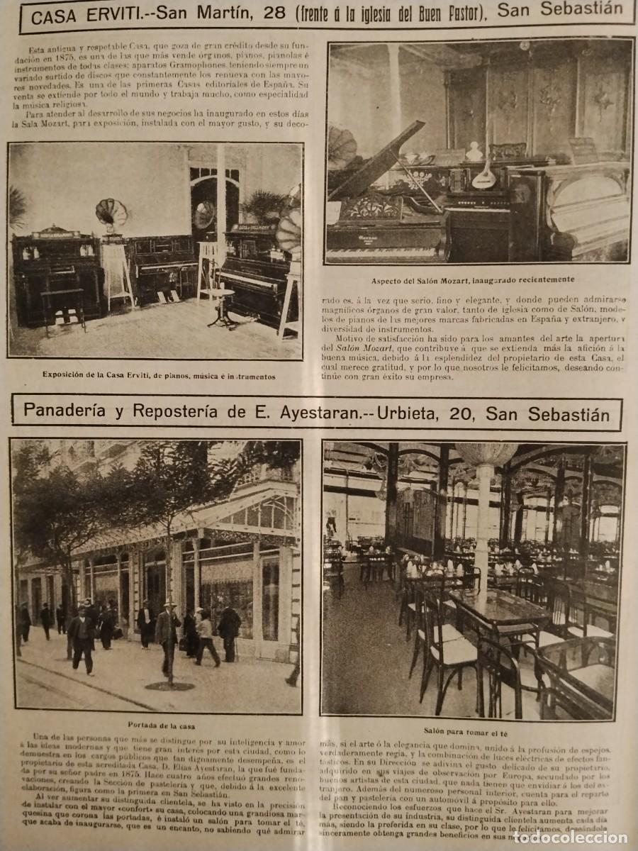 Coleccionismo de carteles: FABRICA HARINA SAN SIMON MALAGA SIMON CASTEL Y SAEZ / FABRICA CERVEZA EL MEDITERRANEO HOJA A&Ntilde;O 1912