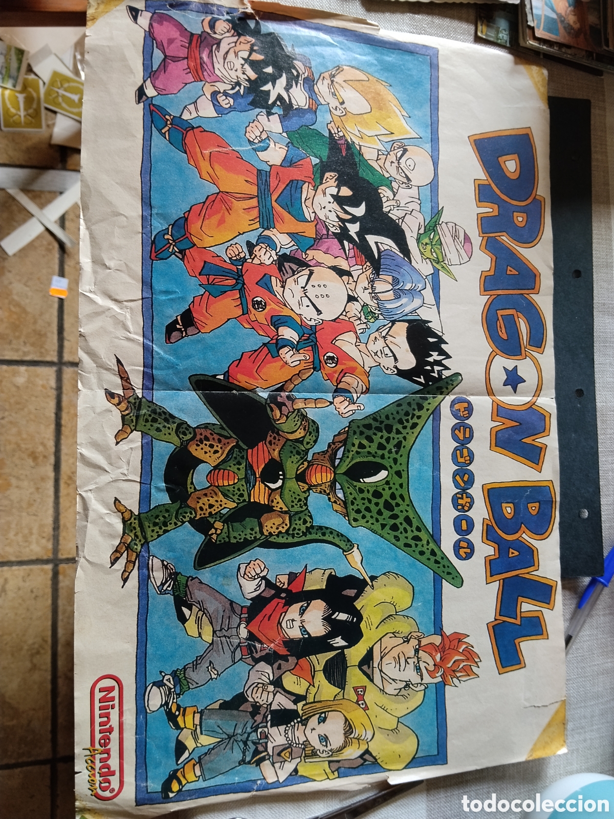 Coleccionismo de carteles: Poster Dragon Ball Nintendo acci&oacute;n