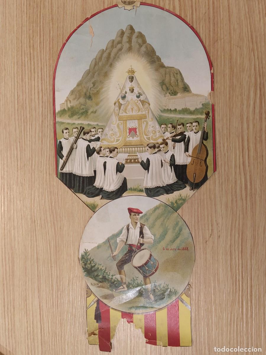 Coleccionismo de carteles: MONTSERRAT - EL TIMBALER DEL BRUC - 6 DE JUNY 1808 - CARTEL ANTIGUO - VER FOTOS