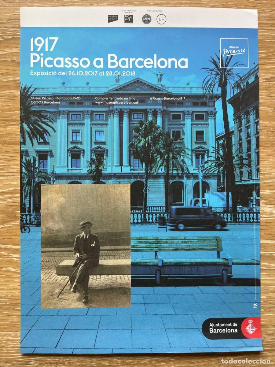 Coleccionismo de carteles: Cartel original exposici&oacute;n 1917 Picasso en Barcelona &ndash; Museu Picasso