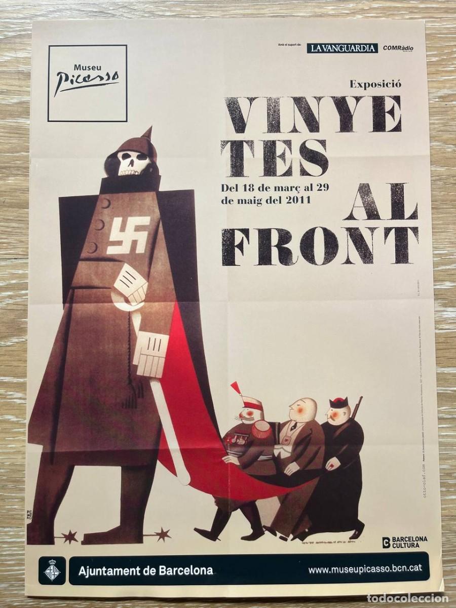 Coleccionismo de carteles: Cartel original exposici&oacute;n Vi&ntilde;etas al Frente &ndash; Museu Picasso Barcelona &ndash; 2011