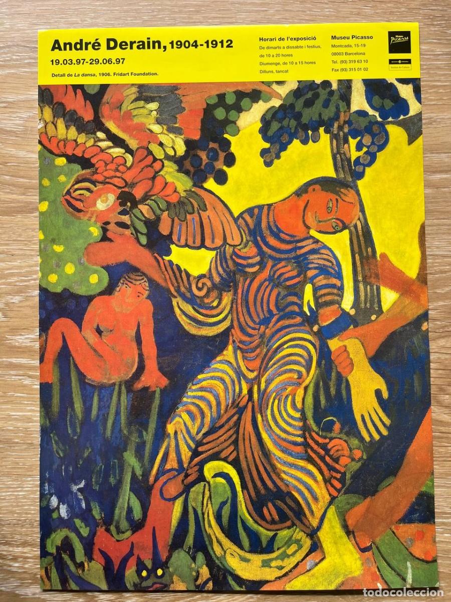 Coleccionismo de carteles: Cartel original Andr&eacute; Derain 1904-1912 &ndash; Museu Picasso Barcelona 1997