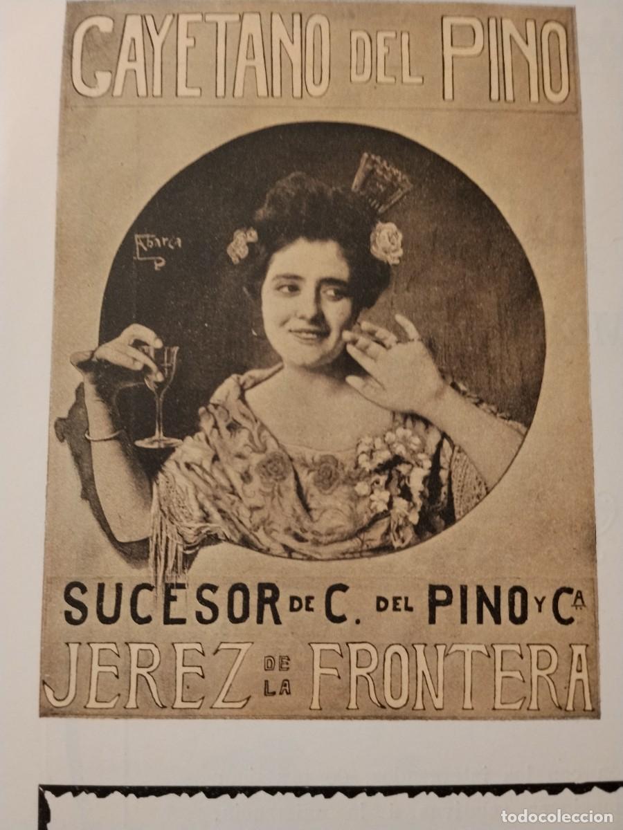 Coleccionismo de carteles: CAYETANO DEL PINO SUCESOR DE COMPA&Ntilde;IA DEL PINO Y CIA JEREZ DE LA FRONTERA HOJA REVISTA A&Ntilde;O 1903