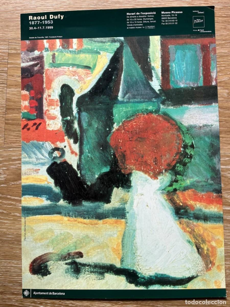Coleccionismo de carteles: Cartel original Raoul Dufy 1877-1953 &ndash; Museu Picasso Barcelona &ndash; 1999