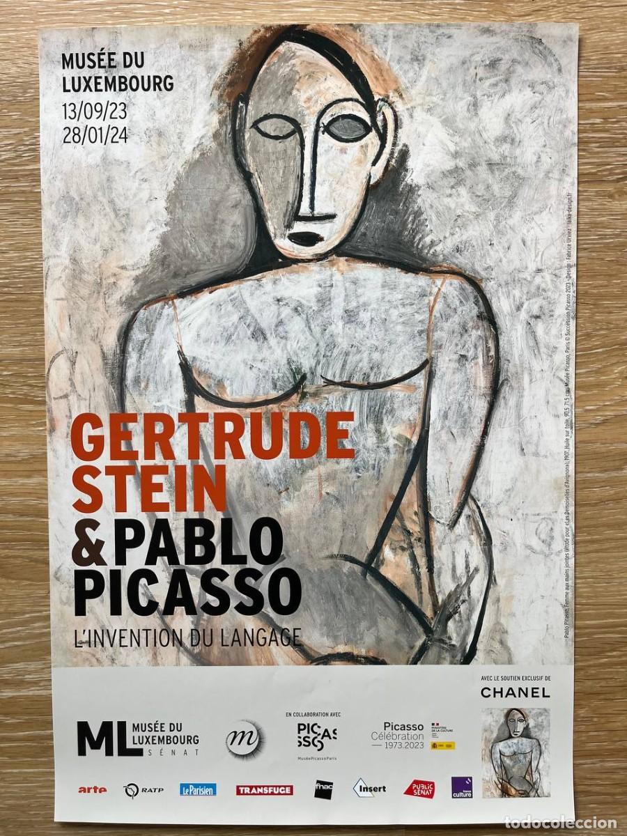 Coleccionismo de carteles: Cartel original Gertrude Stein & Pablo Picasso &ndash; Mus&eacute;e du Luxembourg