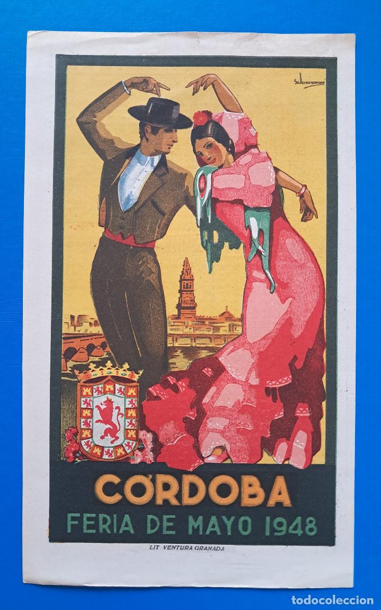 Coleccionismo de carteles: C&oacute;rdoba 1948 Programa Oficial de mano Gran Feria de Nuestra Se&ntilde;ora de la Salud.
