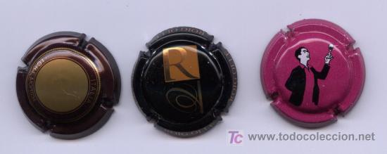 Coleccionismo de cava: 3 chapas de cava champagne diferentes - Foto 1