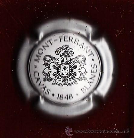 Coleccionismo de cava: chapa placa cava.- mont-ferrant .- blanes .- ch- 210