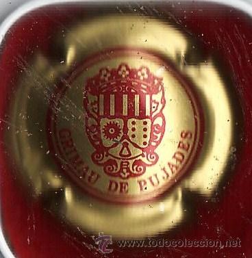 Coleccionismo de cava: chapa placa cava.- grimau de pujades .- oro / negro.- ch- 218