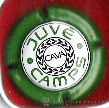 Coleccionismo de cava: chapa placa cava - juve camps - verde - ch- 240