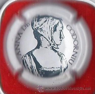 Coleccionismo de cava: chapa placa cava.- codorniu.- anna de codorniu.- interior plata .- ch- 258