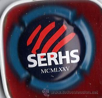 Coleccionismo de cava: chapa / placa cava.- serhs 1975 - placa para el cava grupo de empresa serhs.- ch-270