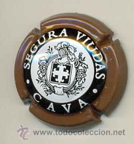 Coleccionismo de cava: 30-chap16. Chapa de Cava. Segura Viudas, marr&oacute;n