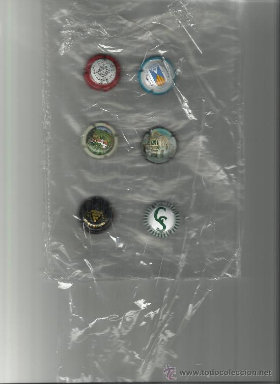Coleccionismo de cava: CHAPAS DE CAVA -Lote de 6- - Foto 1