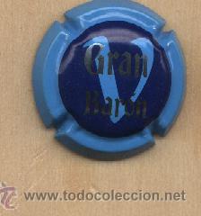 Coleccionismo de cava: Placa chapa de cava Gran Bar&oacute;n - Foto 1