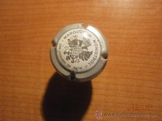 Coleccionismo de cava: CHAPA PLACA  CAVA MARQUES DE MONISTROL SAN SADURNI DE NOYA