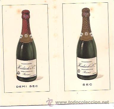 Coleccionismo de cava: D&Iacute;PTICO CHAMPAGNE HEIDSIECK & C&ordm; - Foto 2