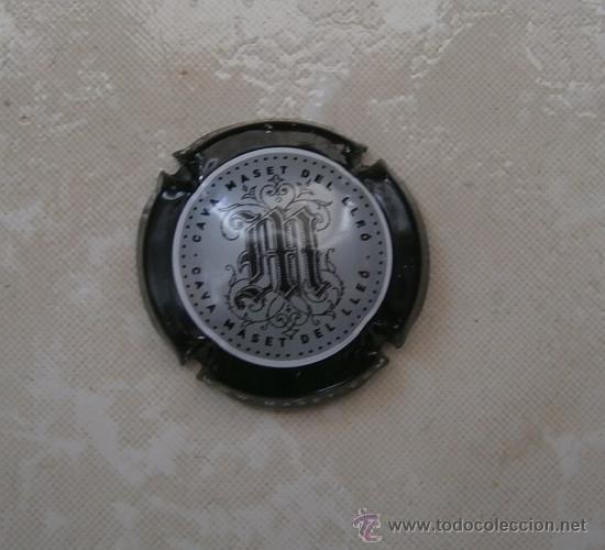 Coleccionismo de cava: PLACA DE CAVA MASET DEL LLE&Oacute;. CHAPA - Foto 1