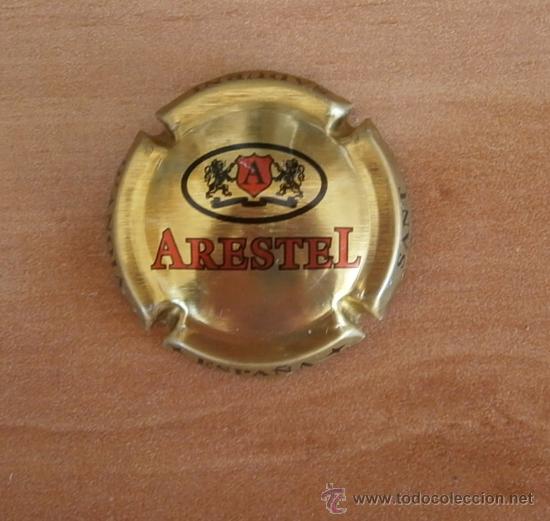 Coleccionismo de cava: PLACA DE CAVA ARESTEL. CHAPA SANT SADURN&Iacute; DANOIA. - Foto 1