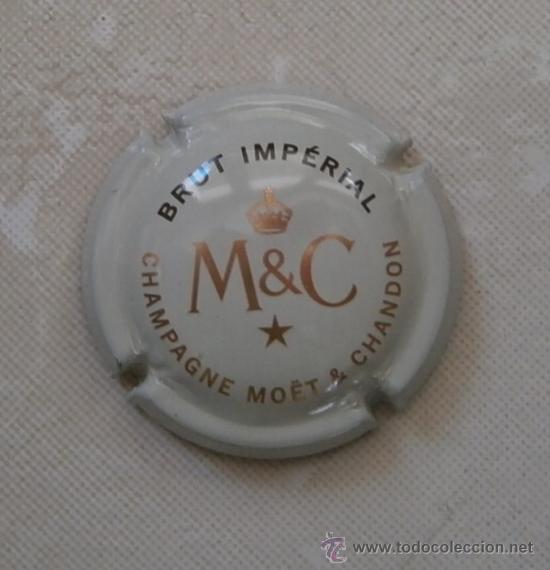 Coleccionismo de cava: PLACA DE CHAMPAGNE MO&Euml;T & CHANDON. CHAPA - Foto 1
