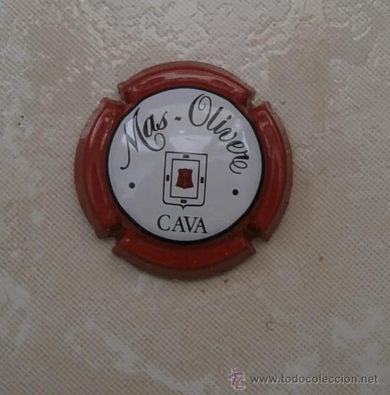 Coleccionismo de cava: PLACA DE CAVA MAS OLIVER. CHAPA - Foto 1
