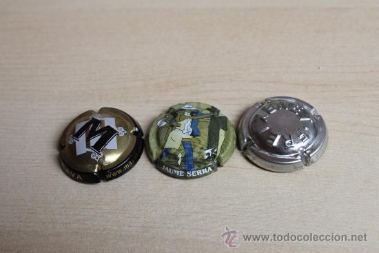 Coleccionismo de cava: 3 chapas de cava. placas - Foto 1