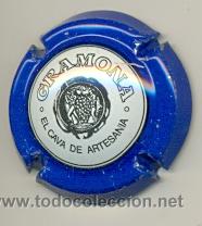 Coleccionismo de cava: 30-chap80. Chapa Cava. Gramona (azul)