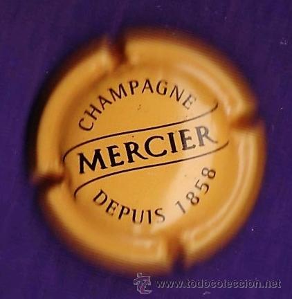 Coleccionismo de cava: placa / chapa cava - champagne mercier - francia