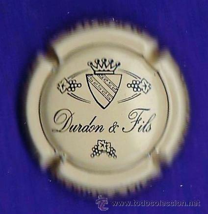 Coleccionismo de cava: placa / chapa cava - champagne guy durdon & fils - vincelles - francia