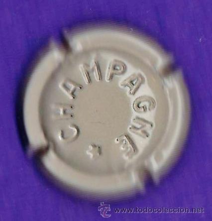 Coleccionismo de cava: placa / chapa cava - champagne - sin nombre - francia