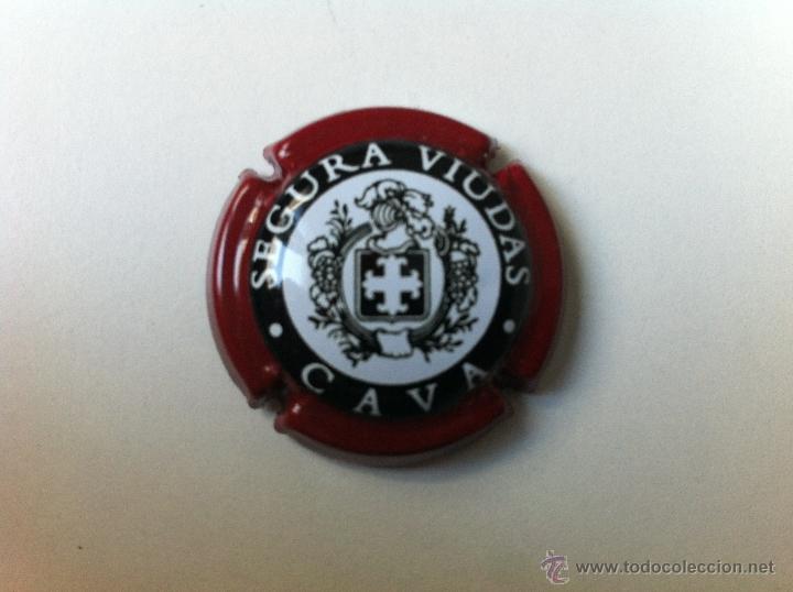 Coleccionismo de cava: PLACA CHAPA DE CAVA SEGURA VIUDAS