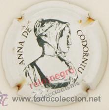 Coleccionismo de cava: CHAPA PLATILLO - ANNA DE CODORNIU - PLACA CAVA - DIBUJO DE MUJER - ESPA&Ntilde;A - ESPA&Ntilde;OLA