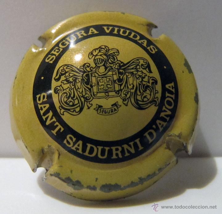 Coleccionismo de cava: PLACA DE CAVA SEGURA VIUDAS - Foto 1