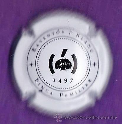 Coleccionismo de cava: chapa / placa - cava - raventos i blanc - finca familiar