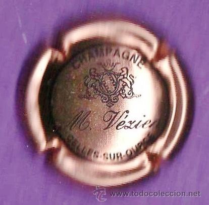 Coleccionismo de cava: chapa / placa - cava / champagne - m. vezien - celles sur ource / francia