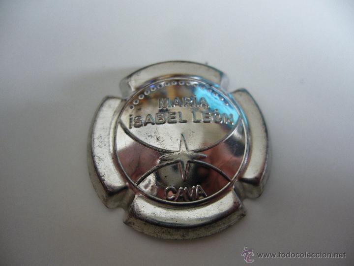 Coleccionismo de cava: Placa de cava. Maria Isabel Le&oacute;n - Foto 1