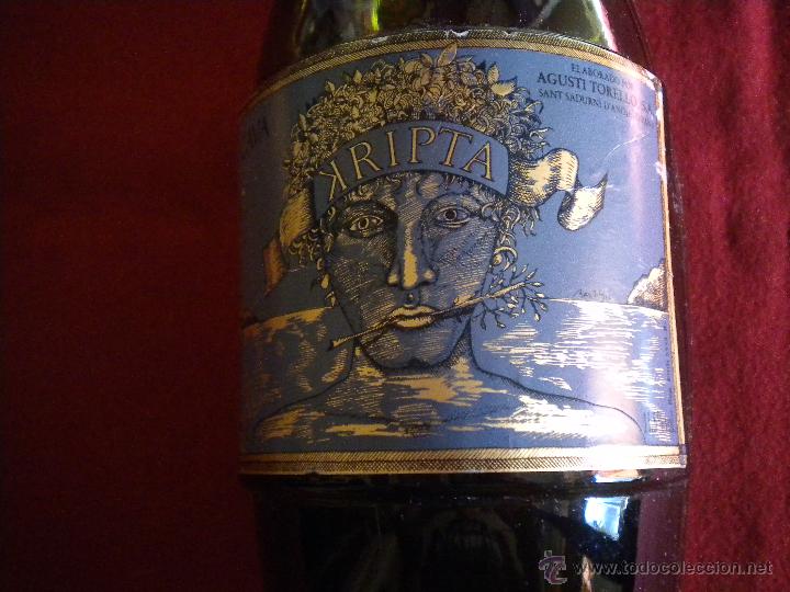 Coleccionismo de cava: BOTELLA VACIA DE CAVA KRIPTA DE TORELLO - Foto 2