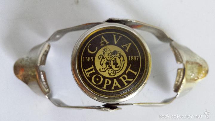 Coleccionismo de cava: TAPON HERMETICO PARA BOTELLAS DE CAVA CON PUBLICIDAD DE CAVA LLOPART