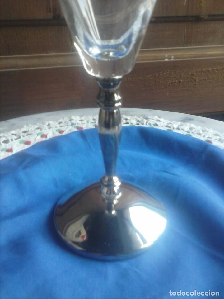 Coleccionismo de cava: COPA DE CAVA - CRYSTAL Y PLATEADO . - Foto 3