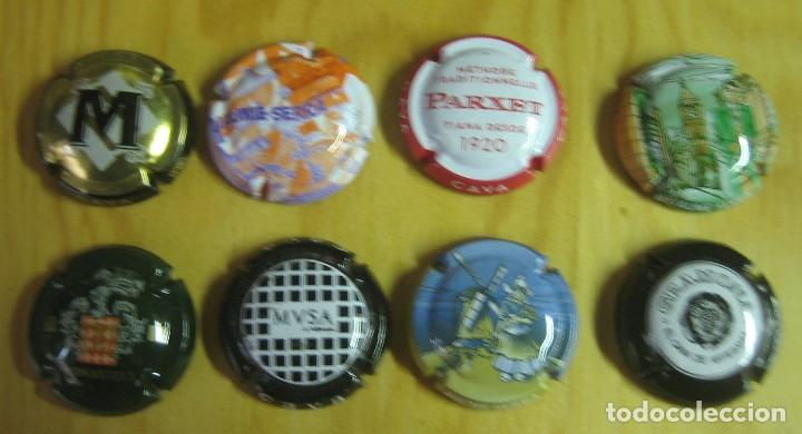 Coleccionismo de cava: 8 chapas de cava variadas - Foto 1